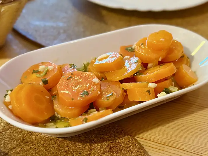 garlic carrots Tasca Do Ricky style